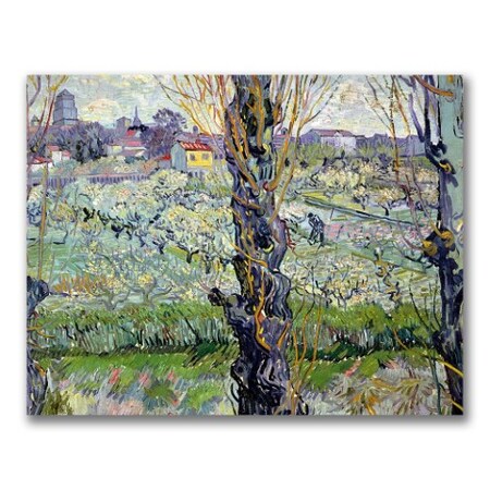 Trademark Fine Art Vincent Van Gogh 'View of Arles' Canvas Art, 26x32 BL0509-C2632GG